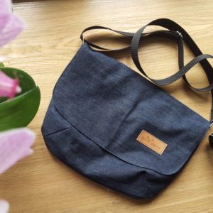 Listonoszka ciemny denim