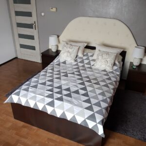 Dżinsowa narzuta na łóżko patchwork denim #10