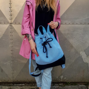 Plecak Worek Baby blue