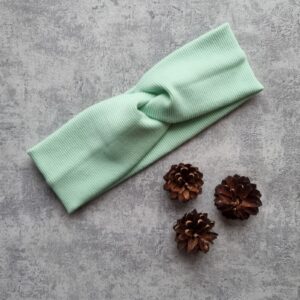 Opaska pastelowa miętowa