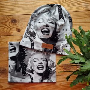 Czapka + komin Marilyn Monroe