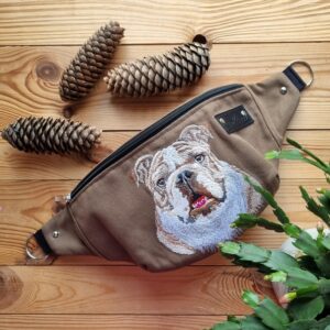 Nerka L haftowana Bulldog