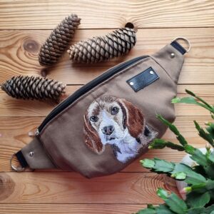 Nerka L haftowana Beagle