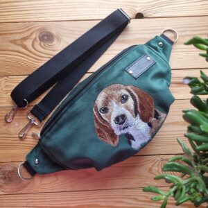 Nerka haftowana beagle piesek