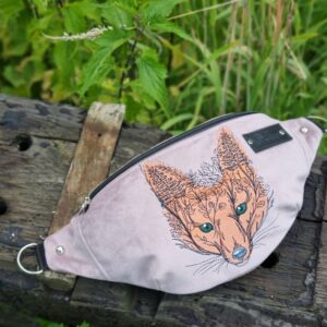 Nerka haftowana pink lisek