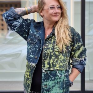 Kurtka Patchwork dots