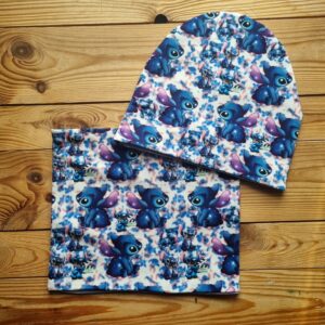 Czapka dla dziecka + komin Stich