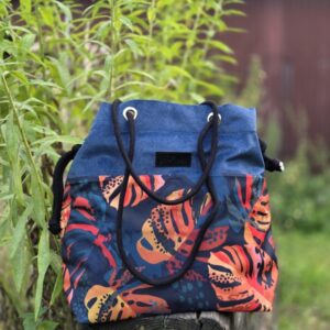 Jagoda torbo plecak 2w1 monstera