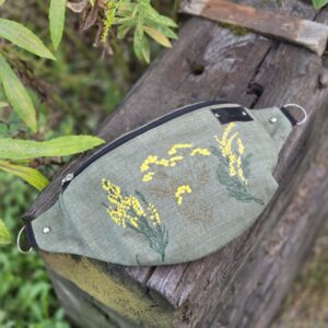 Nerka haftowana khaki wrotycz