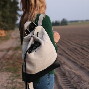 Plecak Worek naturalny