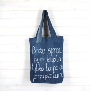 Boże spraw... Torba dżinsowa