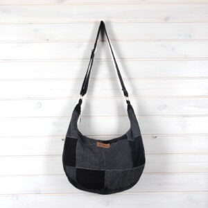 Torba Hobo mała ciemna